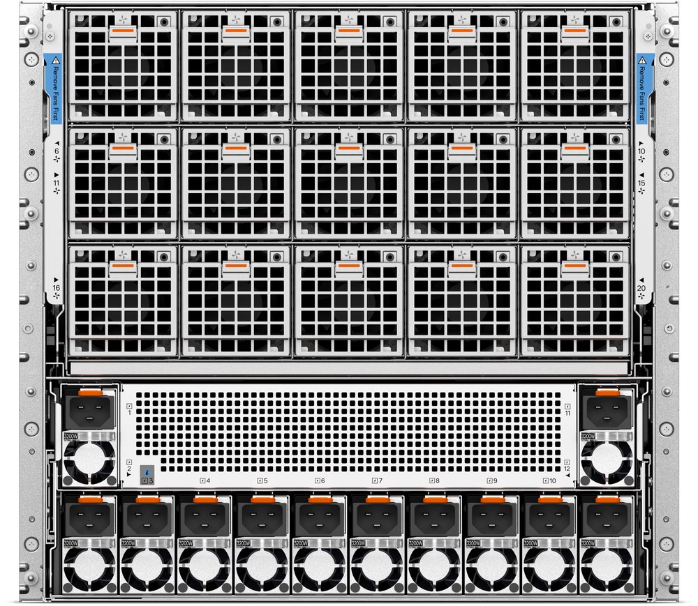 DELL PowerEdge XE9780 2x6747P, 32x64GB, 4x3.2TB NVMe + 2x960GB M.2, iDRAC 10 Dat., 12x3200W, 10U, Rack, 3Y PS NBD