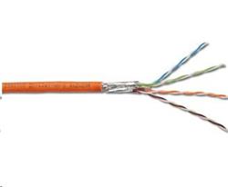 DIGITUS CAT 7 orange Twisted Pair PiMF Installation CableS/FTP, AWG 23/1, LSZH, 1000MHz, 1m