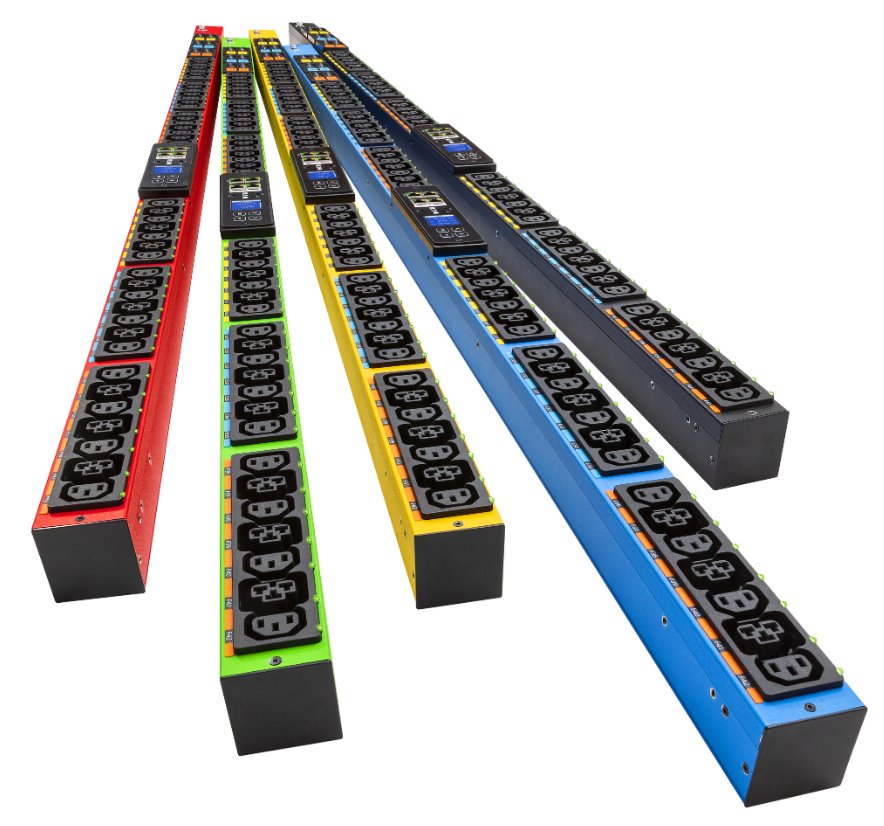 EATON ePDU G4: Měřený vstup IEC 0U, In: IEC60309 63A 1P - Out: 24xC13:18xC39