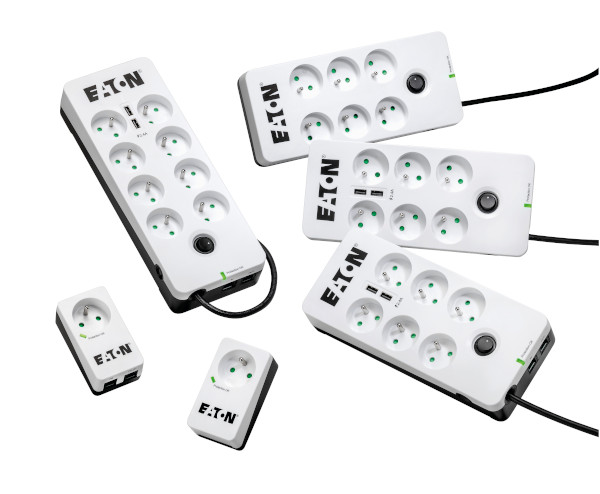 EATON Protection Box 6 USB Tel@ FR, přepěťová ochrana, 6 výstupů - poškozená krabice