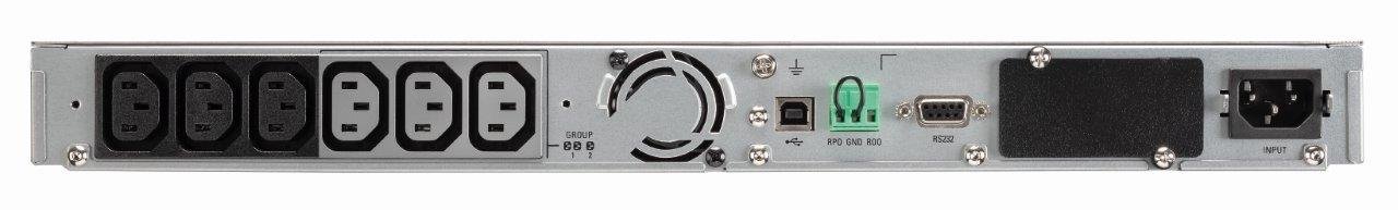 EATON UPS 5P 1150iR G2, Line-interactive, Rack 1U, 1150VA/920W, výstup 6x IEC C13, USB, displej, sinus, slot pro LAN