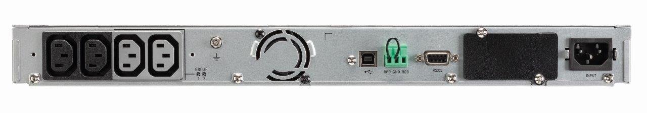 EATON UPS 5P 850iR G2, Line-interactive, Rack 1U, 850VA/680W, výstup 4x IEC C13, USB, displej, sinus, slot pro LAN