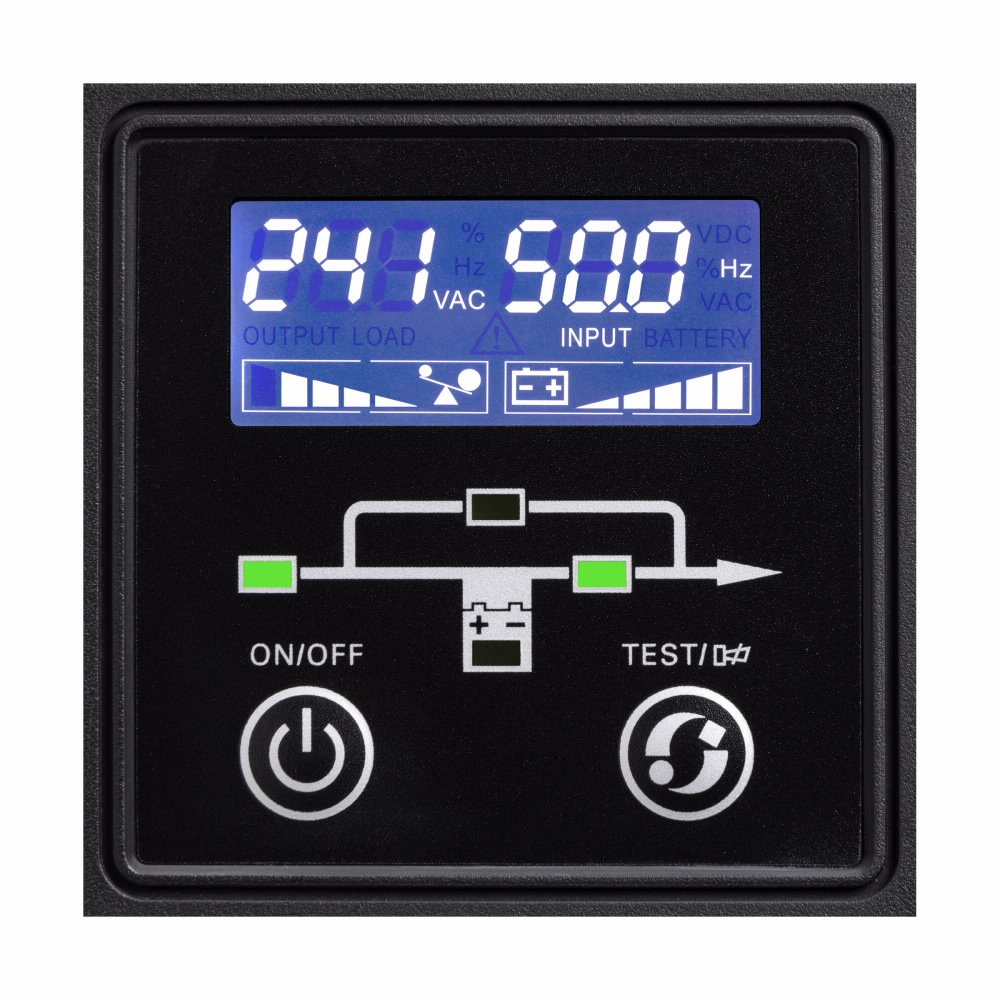 EATON UPS 9E 3000VA XL bez int. baterií, On-line, Tower, 3000VA/2400W, výstup 6/1x IEC C13/19, USB, displej, sinus