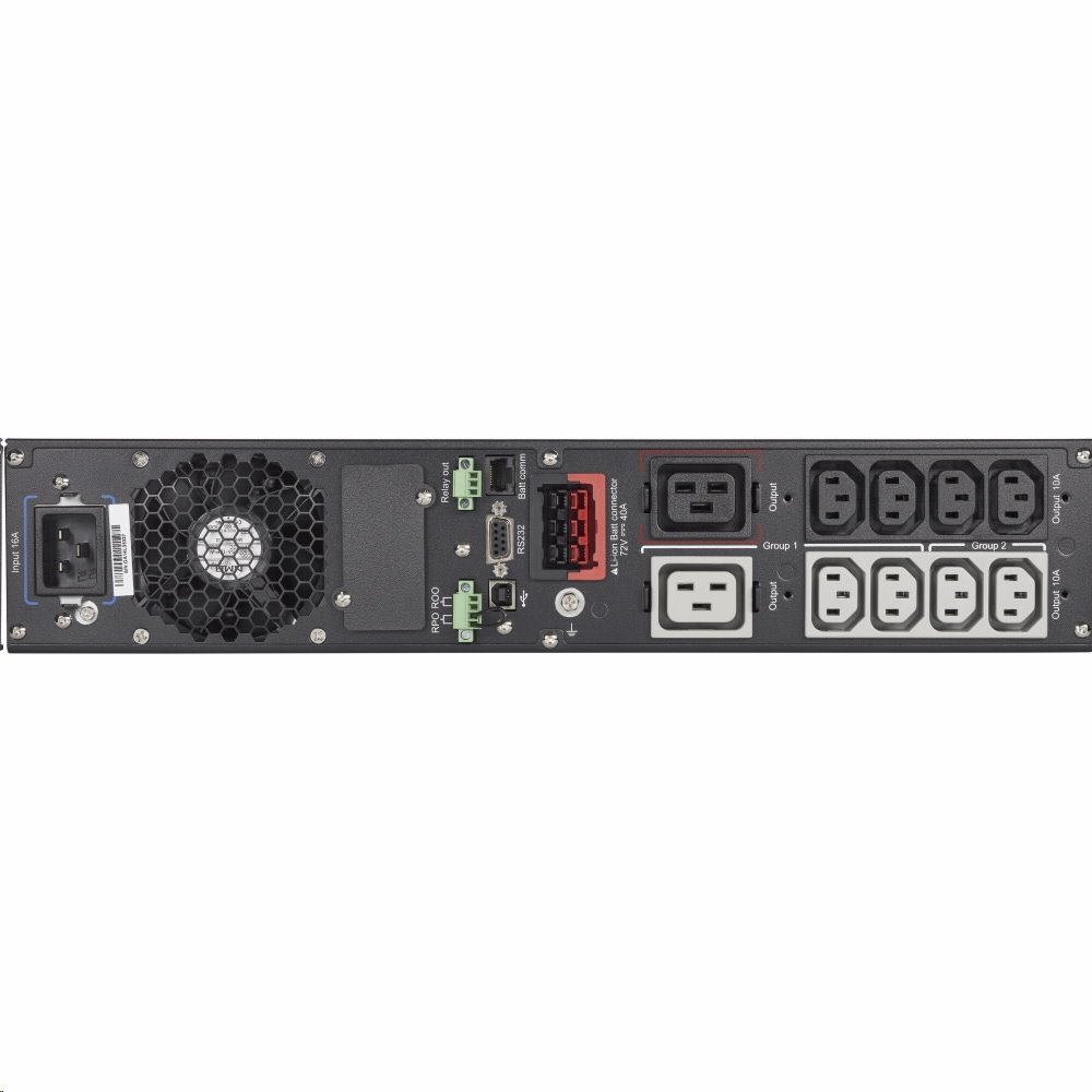 EATON UPS 9PX 3000i RT2U Li-Ion, On-line, Rack 2U/Tower, 3000VA/2400W, výstup 8/2x IEC C13/C19, USB, displej, sinus