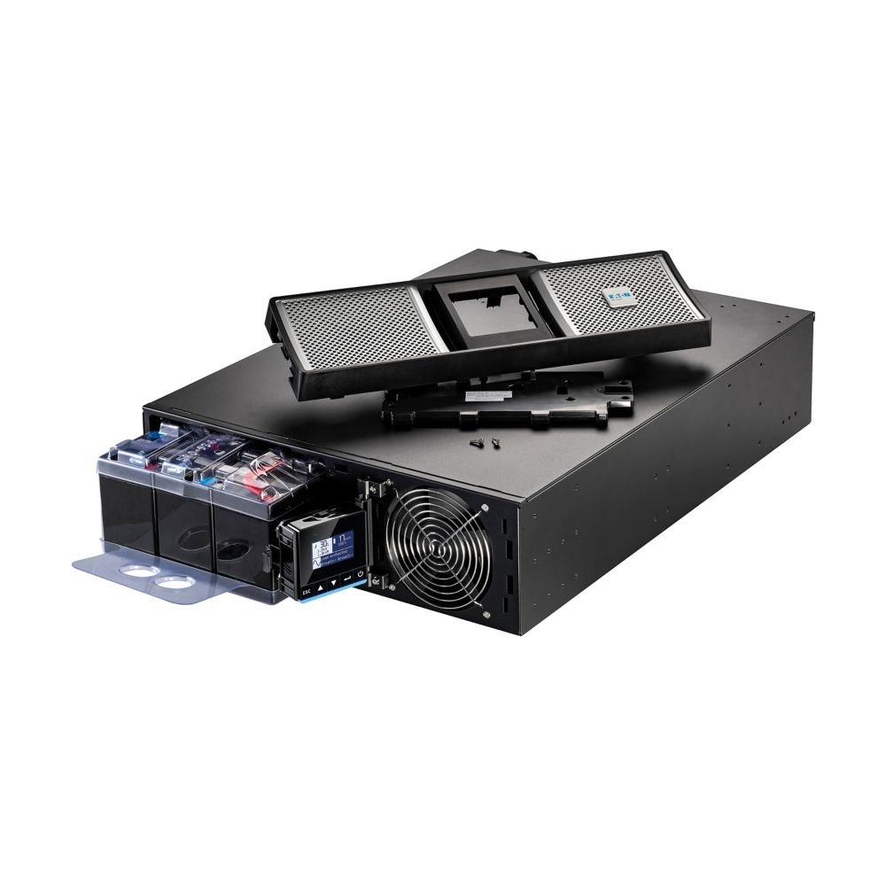 EATON UPS 9PX 6000i RT3U HotSwap Netpack G2, On-line, Rack 3U/Tower, 6kVA/6kW, svork. + výstup 6/6x IEC C13/C39, LAN