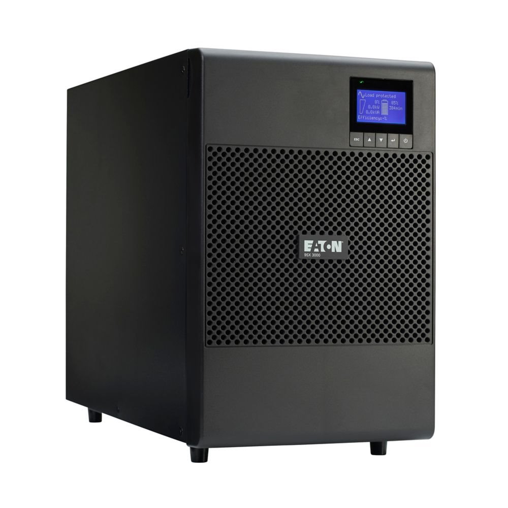 EATON UPS 9SX 3000VA, On-line, Tower, 3000VA/2700W, 120V, výstup 8/1x IEC C13/C19, USB, displej, sinus