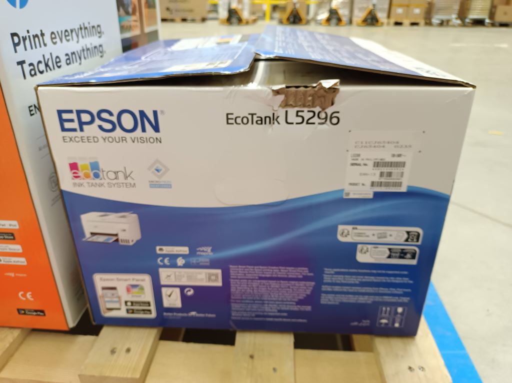 Epson EcoTank L5296 A4, color MFP, Fax, ADF, USB, LAN, WiFi - poškozené balení