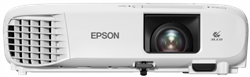 Epson projektor EB-W49, 3LCD, WXGA, 3800ANSI, 16000:1, HDMI, LAN