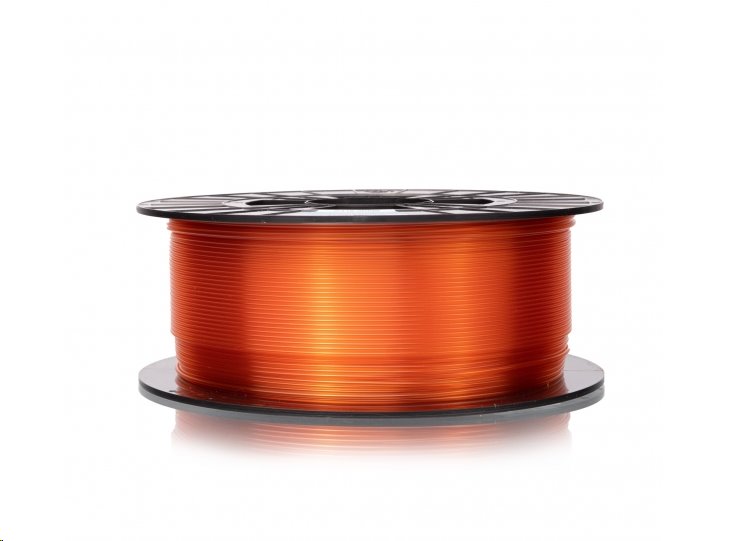 Filament PM tisková struna/filament 1,75 PETG - transparentní oranžová 1kg