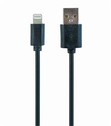 Gembird kábel nabíjací Lightning 8-pin (M) na USB 2.0 (M), 2 m, čierny