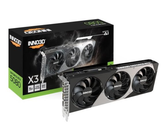 GPU INNO3D NVIDIA GEFORCE RTX 5080 X3 16GB GDDR7