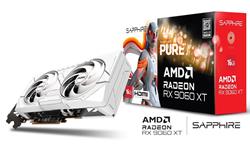 GPU SAPPHIRE PURE AMD RADEON RX 9060 XT GAMING OC 16GB - white