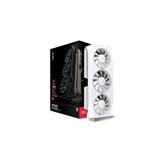 GPU XFX Mercury AMD Radeon RX 9060 XT OC 16GB GDDR6 Gaming edition, white