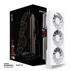 GPU XFX Swift AMD Radeon RX 9070 XT 16GB GDDR6, triple fan, white