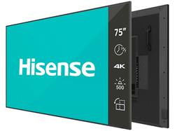 Hisense 75DM66D, 75” 4K UHD IPS Digital Signage Display - 24/7 Operation