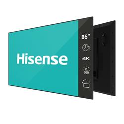 Hisense 86DM66D, 86” 4K IPS UHD Digital Signage Display - 24/7 Operation