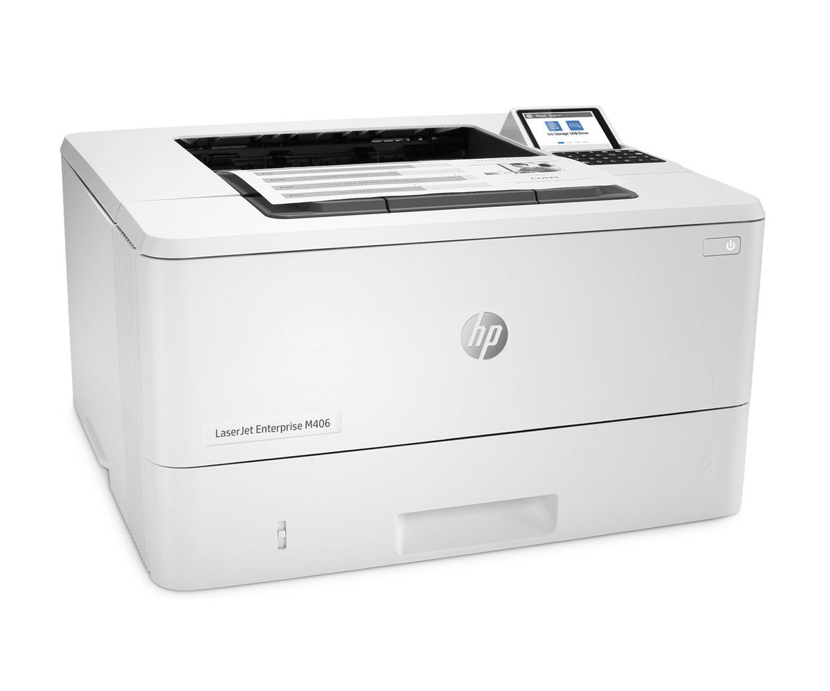 HP LaserJet Enterprise M406dn (38str/min, A4, USB, Ethernet, Duplex)