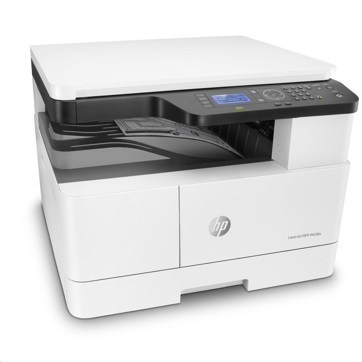 HP LaserJet MFP M438n (A3, 22 ppm, 1200x1200 dpi, USB 2.0, LAN, PRINT/SCAN/COPY, duplex)