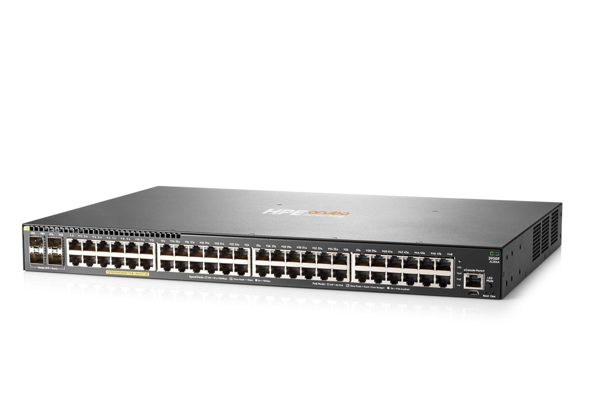 HPE NW Switch 2930F 48G PoE+ 4SFP+ 370W
