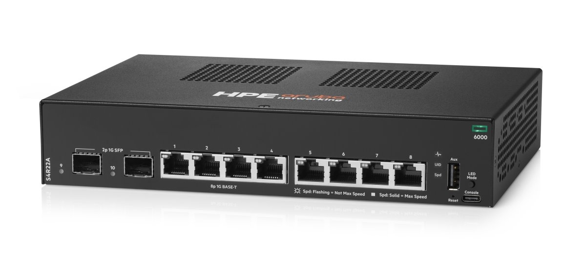 HPE NW Switch CX 6000 8G 2SFP