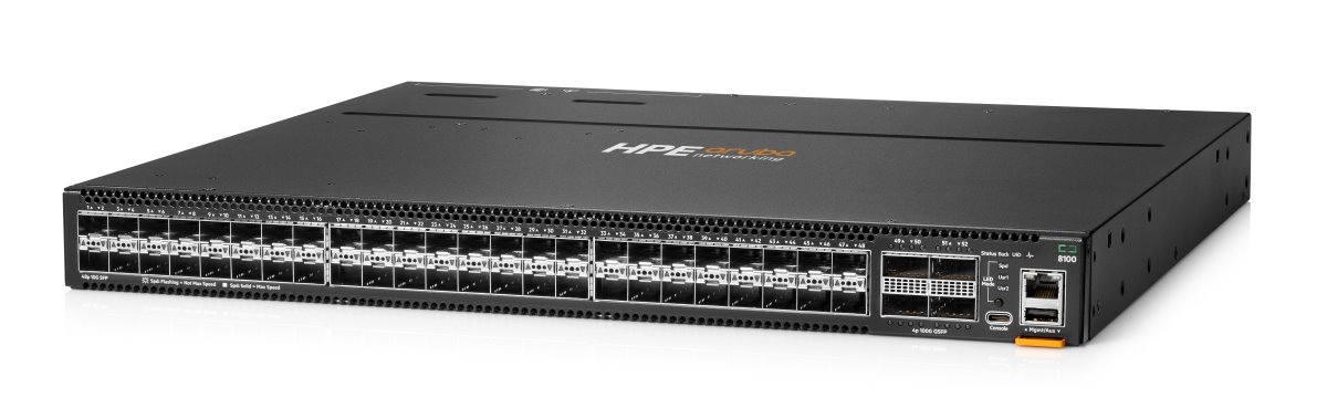 HPE NW Switch CX 8100 48SFP+ 4QSFP28 BF 3F 2AC