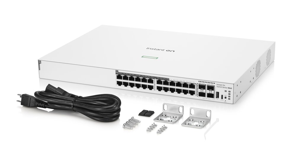 HPE NW Switch Instant On 1840 24G 4SFP PoE 195W