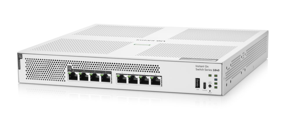 HPE NW Switch Instant On 1840 8G PoE 65W