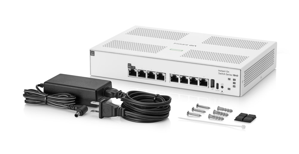 HPE NW Switch Instant On 1840 8G PoE PD