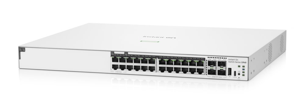 HPE NW Switch Instant On 1940 20G 4SR2.5G 4SFP+ PoE 370W