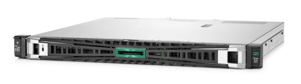 HPE Server DL20 G11 6325P, 1P, 1x32GB, 2x2TB 7.2K SATA, VROC, 2LFF, iLO6, 1x290W, 1U, Rack, 3/3/3 Smart Choice