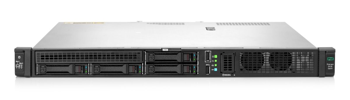 HPE Server DL20 G11 6333P, 1P, 1x32GB, 2x480GB SSD, VROC, 4SFF, iLO6, 1x1000W, 1U, Rack, 3/3/3 Smart Choice