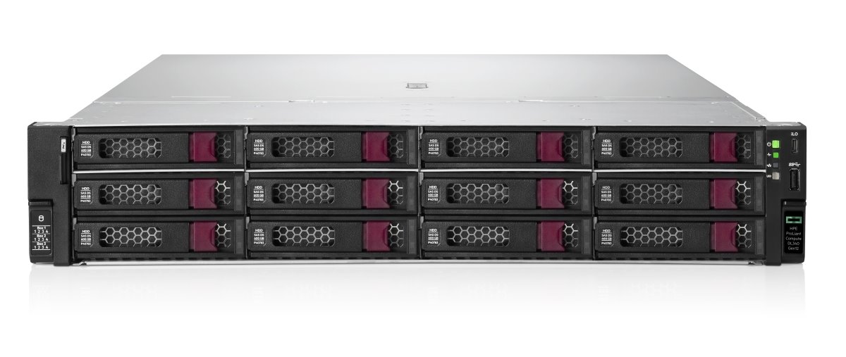 HPE Server DL340 G12 6515P, 1P, 1x64GB, 2x480GB NVME, MR416i-o, 8SFF, iLO6, 2x1000W, 2U, Rack, 3/3/3 Smart Choice