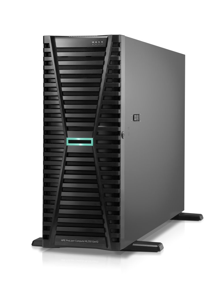 HPE Server ML350 G12 6515P, 2P, 1x64GB, 2x480GB MU SSD, MR408i-o, 8SFF, 2x1000W, Tower, 3/3/3 Smart Choice