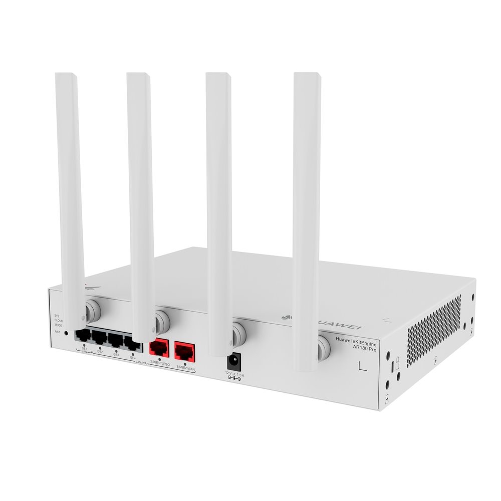 Huawei eKit AR180Pro Dual Band Wi-Fi 7 Router BE3600, 2x 2.5G, 4G LAN, Mesh, VPN, Fanless, Desktop