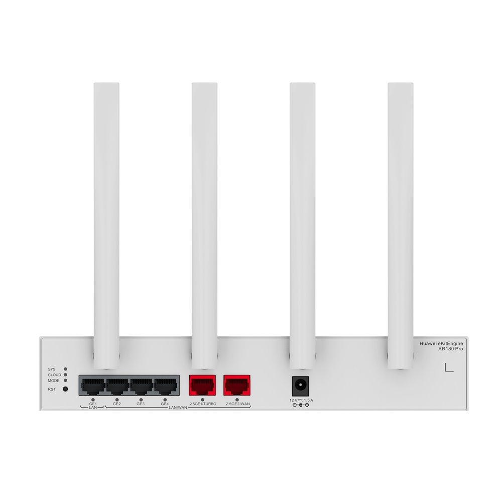 Huawei eKit AR180Pro Dual Band Wi-Fi 7 Router BE3600, 2x 2.5G, 4G LAN, Mesh, VPN, Fanless, Desktop