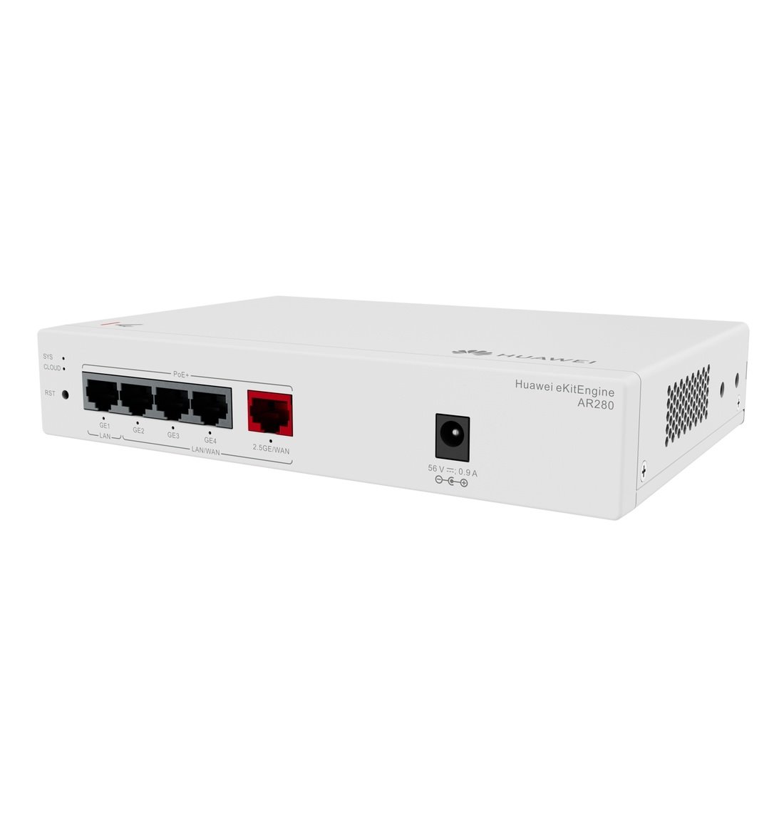 Huawei eKit AR280 Router 1x 2.5G WAN, 4G LAN, 41W PoE+, WAC, VPN, Cloud Managed, Fanless, Desktop