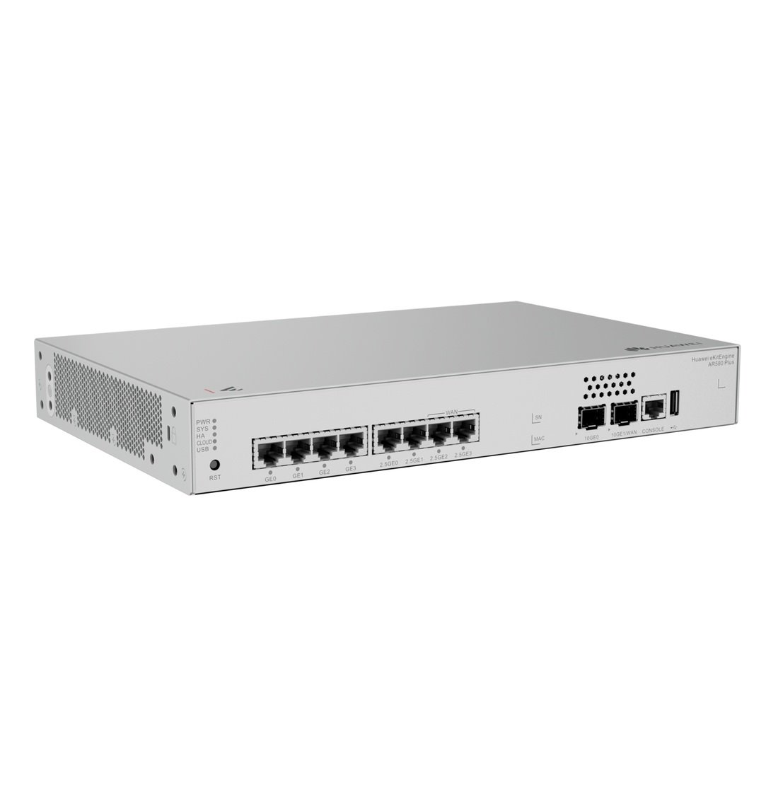 Huawei eKit AR580Plus Gateway 2x 2.5G WAN, 1SFP+, 4G + 2x 2.5G LAN, WAC, Firewall, VPN, Desktop