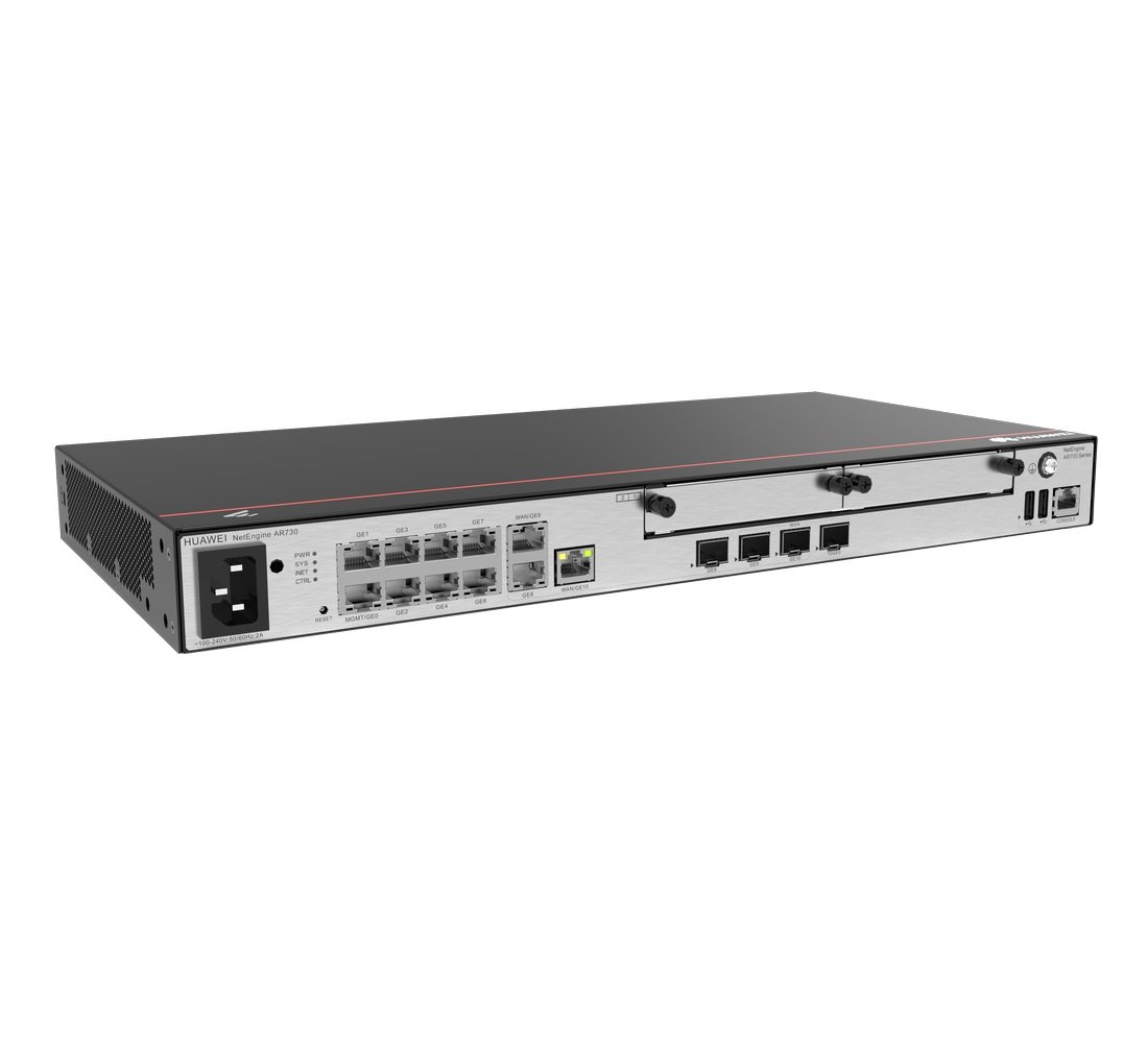 Huawei eKit AR730 Multi-WAN Router 2G Combo + 1SFP+ WAN, 8G LAN, 1G Combo, 2x USB, 2x SIC, Rack