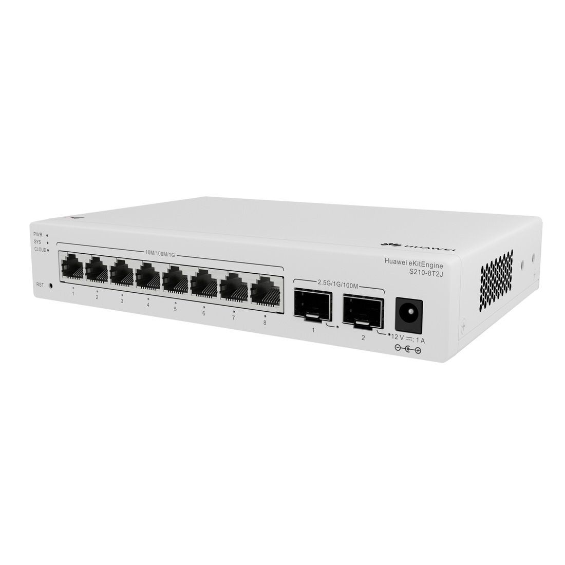Huawei S210-8T2J Switch 8G, 2x 2.5G SFP, L2 Managed, Fanless, Desktop