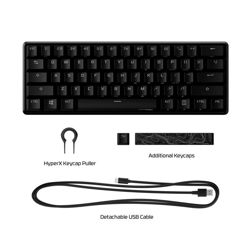 HyperX Alloy Origins 60 - US Layout - poškozené balení