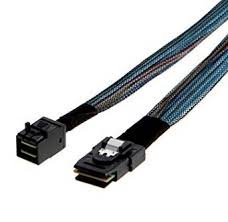 INTEL 650mm long cables, straight MiniSAS-HD (SFF-8643) to straight MiniSAS (SFF-8087)