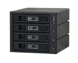 Jou Jye Backplane pro 4x 3.5/2,5" SATA/SAS 12G HDD do 3x 5,25" black (náhrada JJ-3142M-SS)