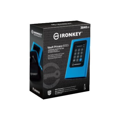 Kingston externí encrypted SSD 3840GB IronKey Vault Privacy 80 XTS-AES