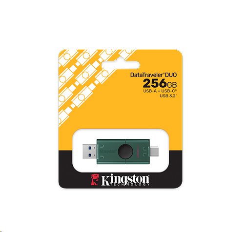 Kingston flash disk 256GB DT Duo G2 USB-A + USB-C 3.2 Gen 1