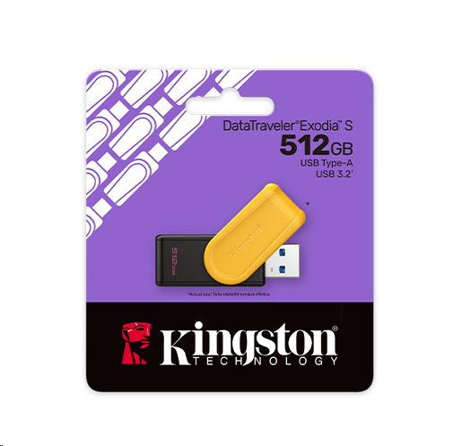 Kingston flash disk 512GB DT Exodia S USB 3.2 Gen 1