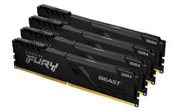 Kingston FURY Beast DDR4 32GB (Kit 4x8GB) 3200MHz DIMM CL16 černá