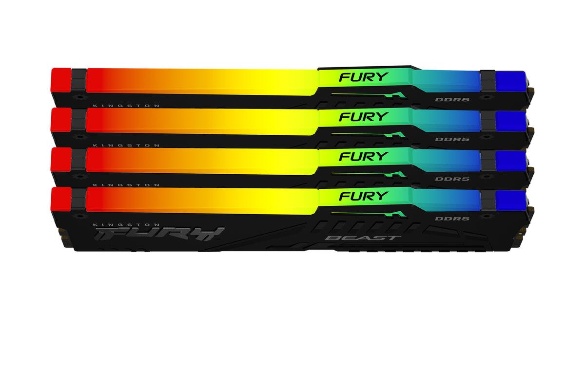 Kingston FURY Beast DDR4 32GB (Kit 4x8GB) 3200MHz DIMM CL16 RGB
