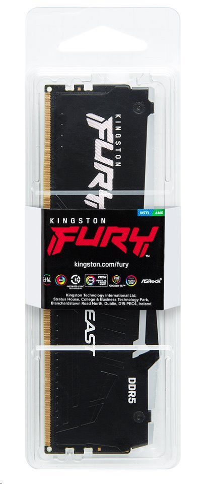Kingston FURY Beast DDR5 16GB 5200MHz DIMM CL40 RGB
