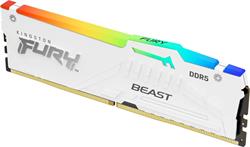 Kingston FURY Beast DDR5 16GB 6000MT/s DIMM CL36 White RGB EXPO