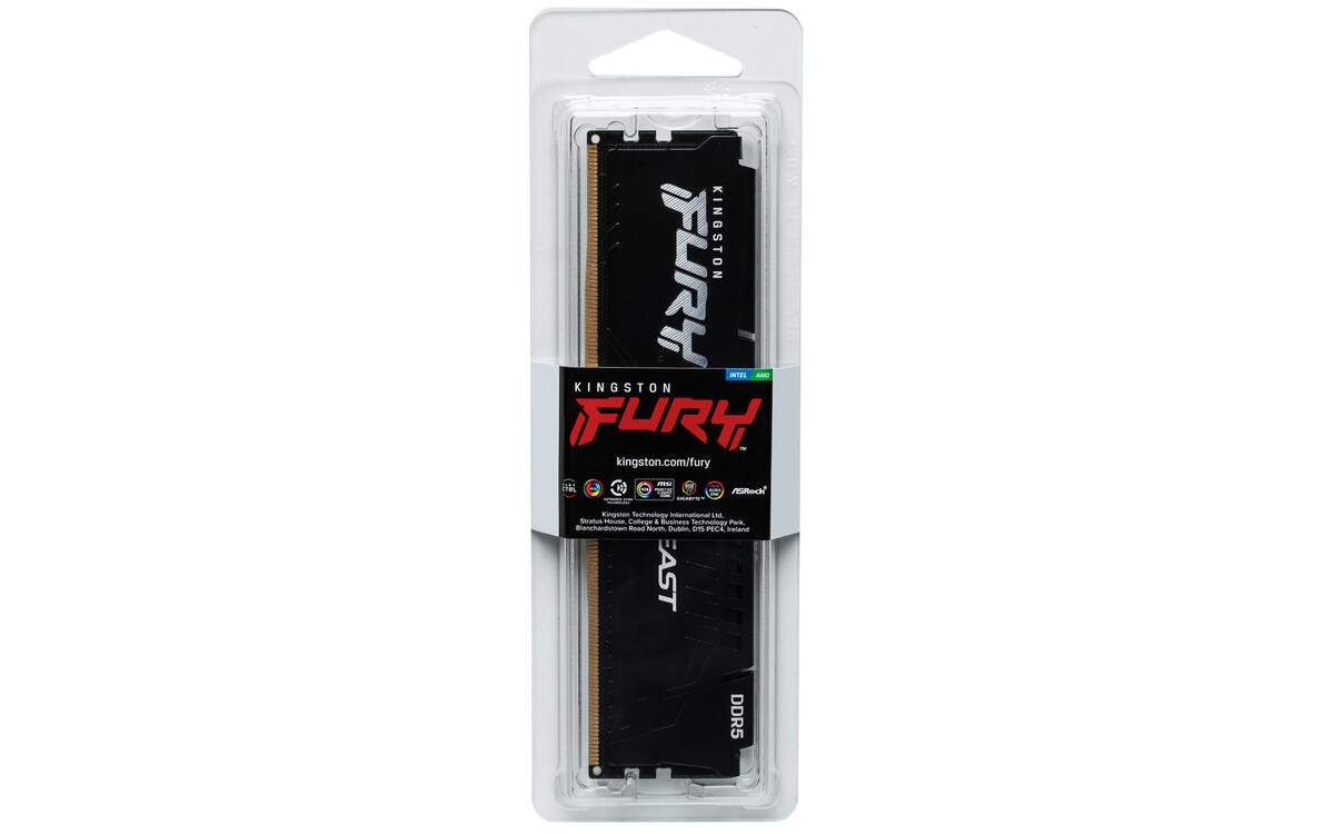 Kingston FURY Beast DDR5 16GB 6400MT/s DIMM CL32 EXPO